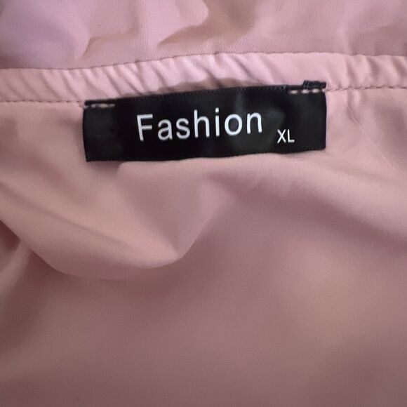 Womens Fashion Ruffle Bodice One Shoulder Dress, Dusty Rose Size XL New - Picture 5 of 6